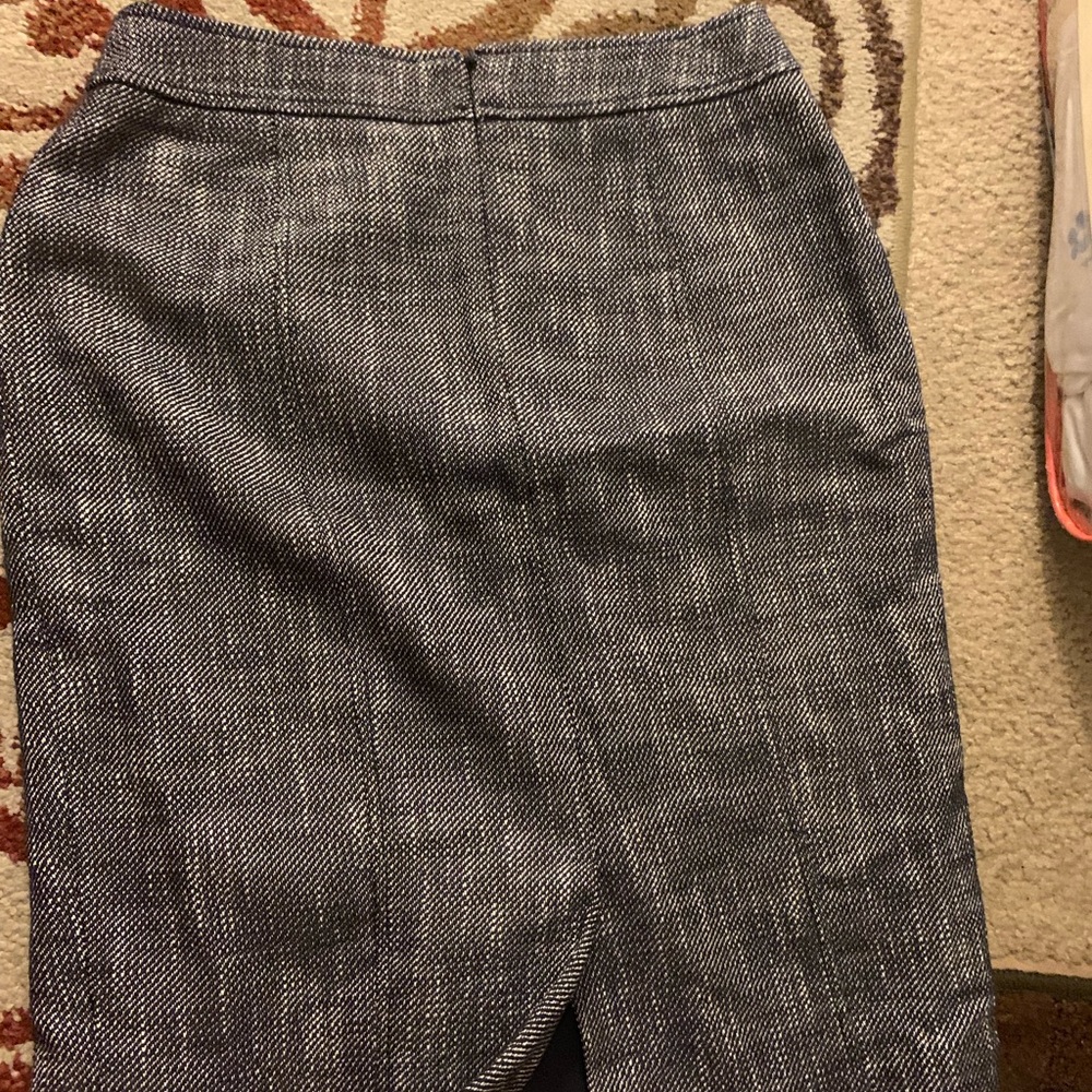 NWT Ann Taylor chambray pencil skirt size 2 - Picture 4 of 7